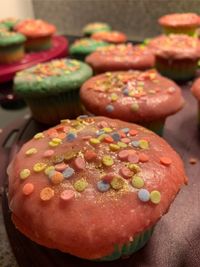 Muffins_rot mit Glitzer